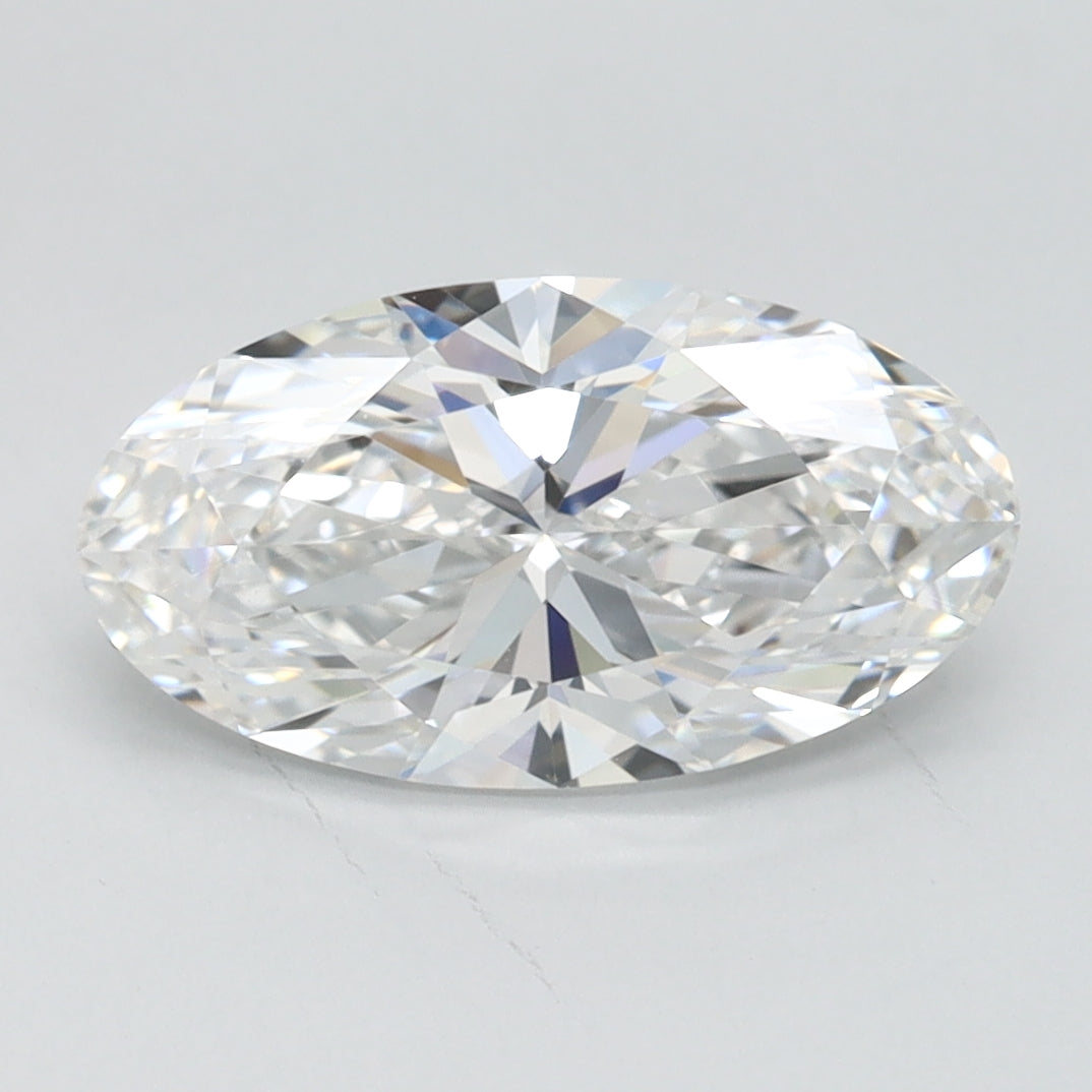 1.55ct Oval E IF Lab Created Diamond