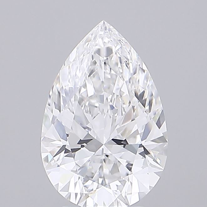 3.07ct Pear D VVS1 Lab Created Diamond