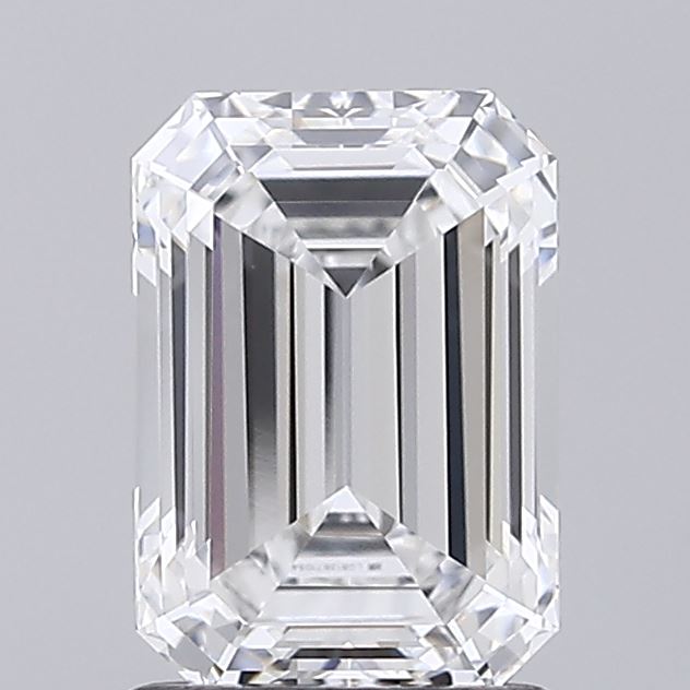 1.55ct Emerald E VVS1 Lab Created Diamond