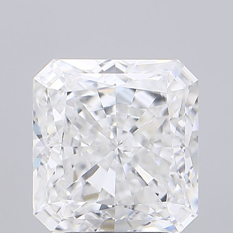 4ct Radiant D VVS1 Lab Created Diamond
