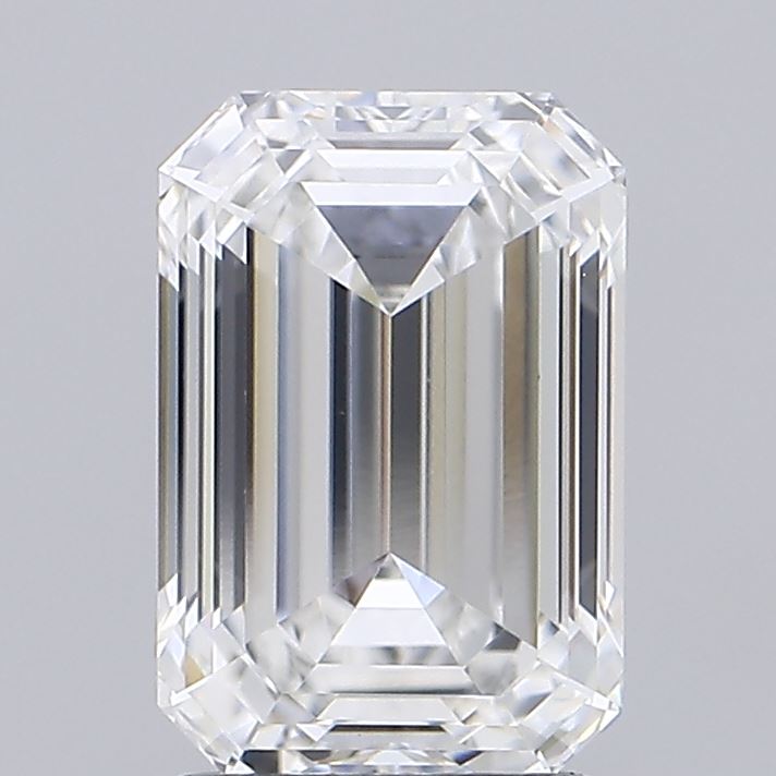 2.09ct Emerald E VVS2 Lab Created Diamond