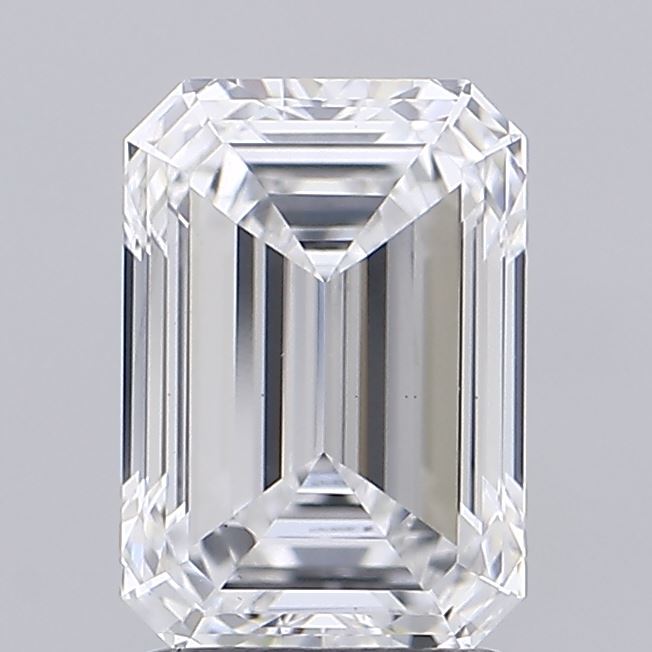 2.1ct Emerald E VS2 Lab Created Diamond