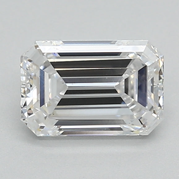 0.97ct Emerald D VS1 Lab Created Diamond