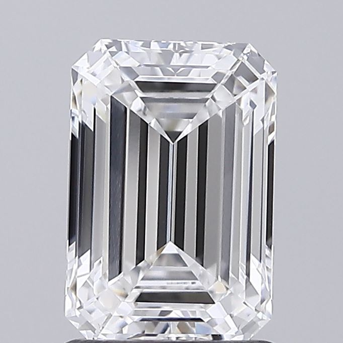 1.51ct Emerald D VVS1 Lab Created Diamond