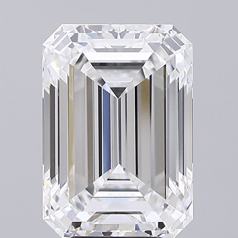 6.16ct Emerald E VVS2 Lab Created Diamond