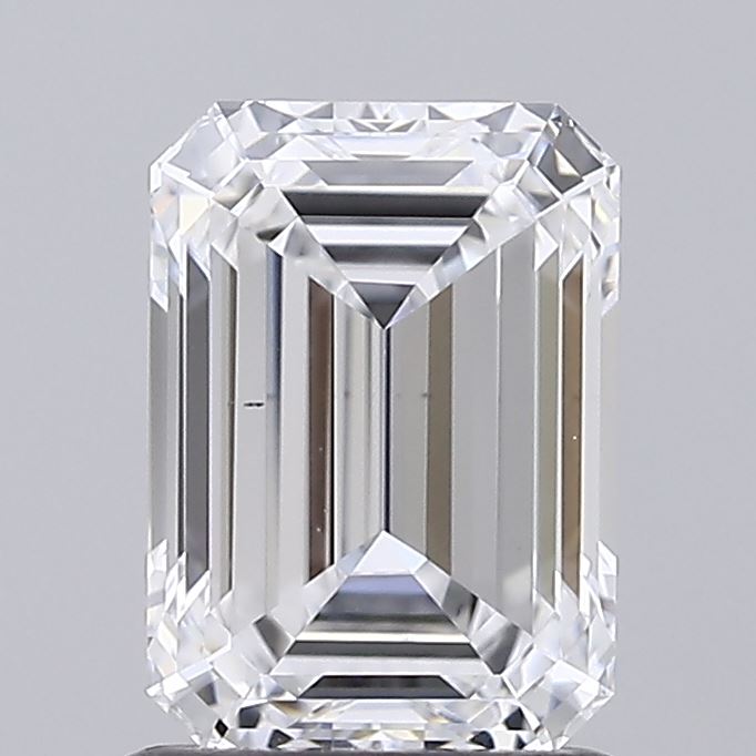 1.25ct Emerald D VS2 Lab Created Diamond