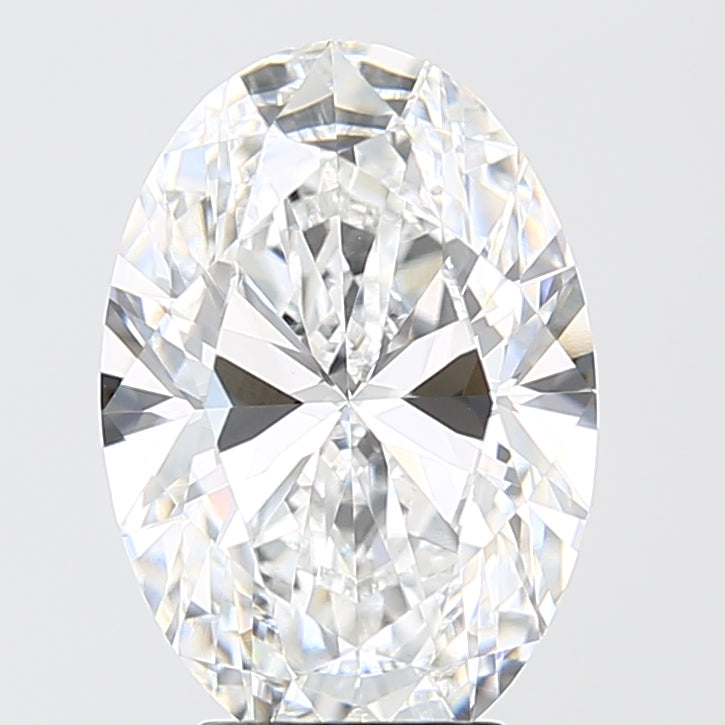 4.02ct Oval D VVS2 Lab Created Diamond