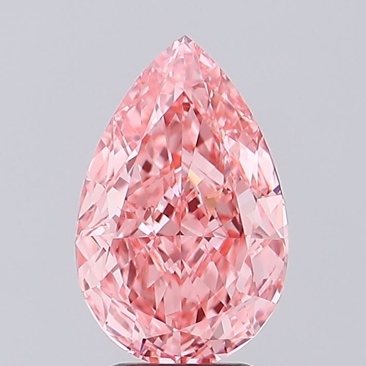 3.67ct Pear VVS2 Lab Created Diamond