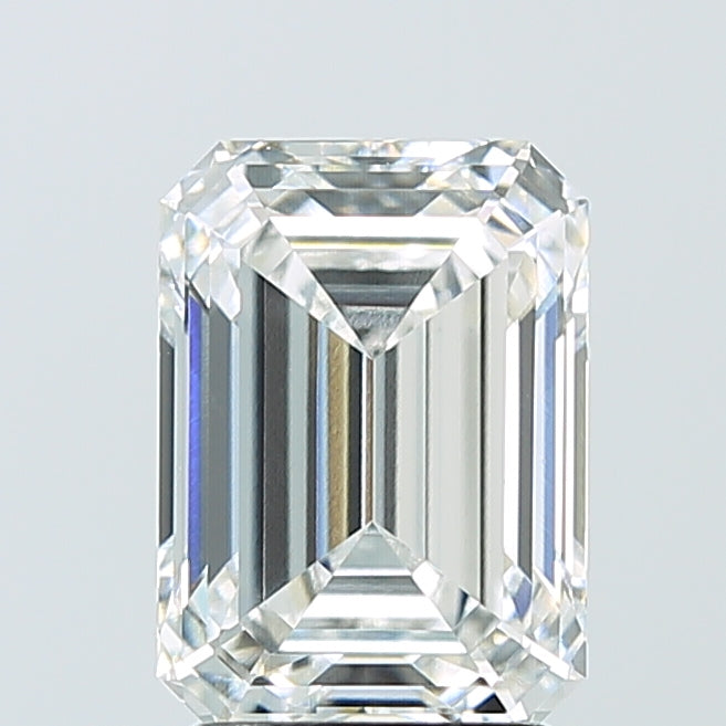 3.02ct Emerald E VVS2 Lab Created Diamond
