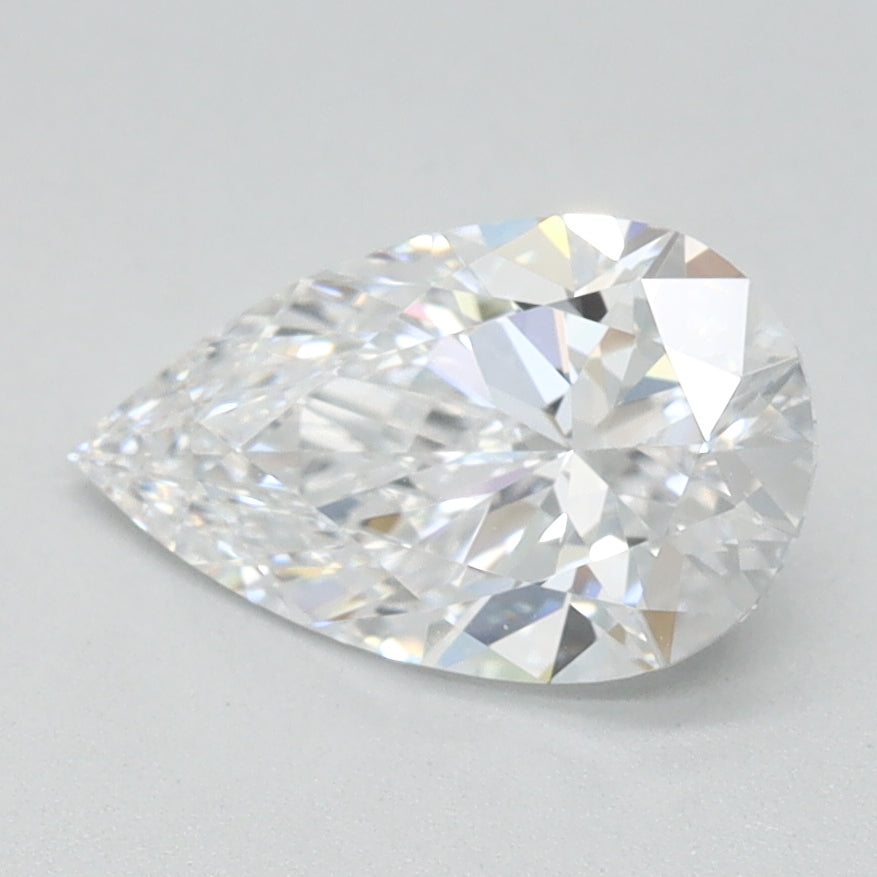 1ct Pear D VVS1 Lab Created Diamond