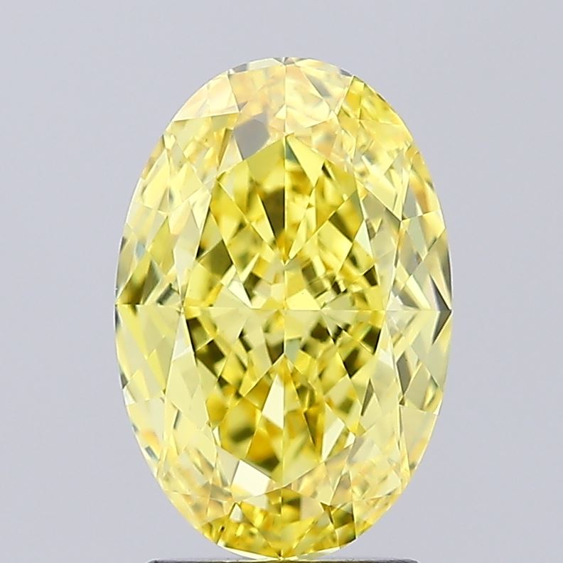 2.73ct Oval VVS2 Lab Created Diamond