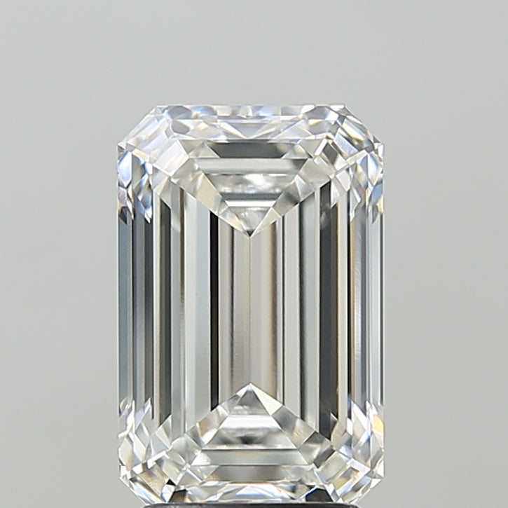 3.09ct Emerald F VVS2 Lab Created Diamond