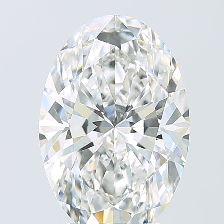 4.01ct Oval F VS1 Lab Created Diamond