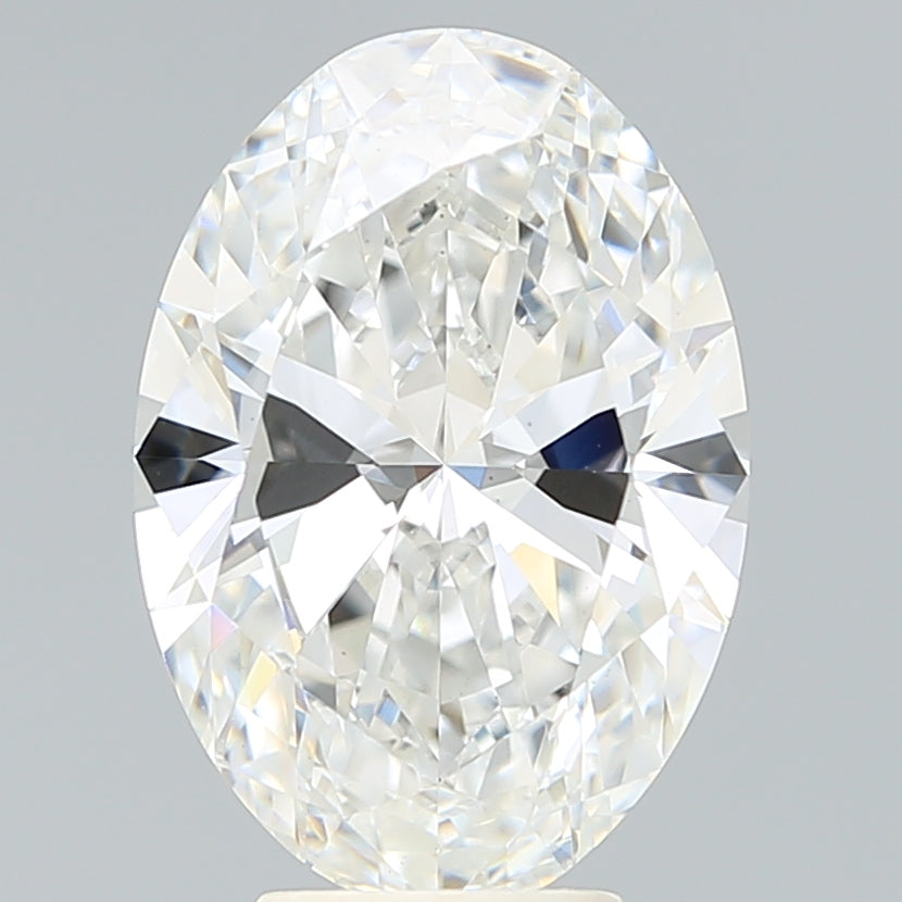 5.35ct Oval F VS1 Lab Created Diamond