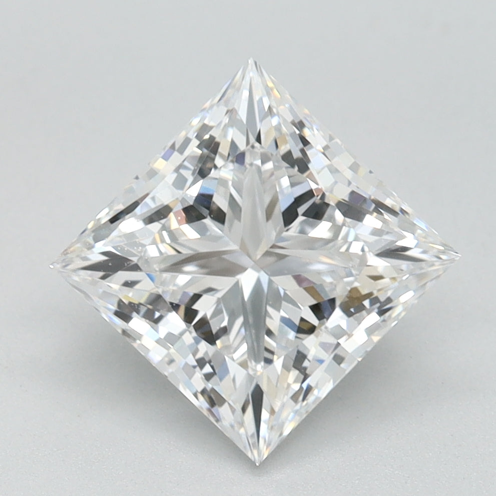 2.01ct Princess D IF Lab Created Diamond