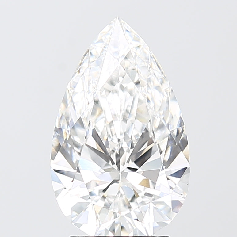 3.06ct Pear E VS1 Lab Created Diamond