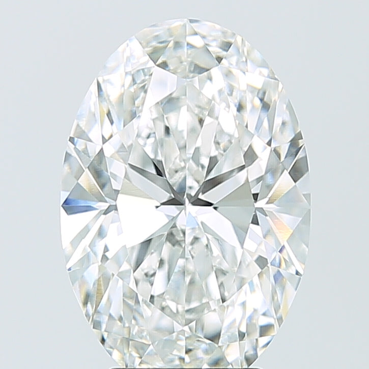 4.06ct Oval D VVS2 Lab Created Diamond