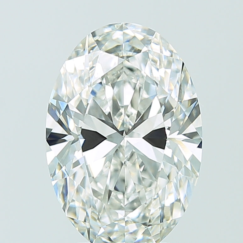 4.07ct Oval F VVS2 Lab Created Diamond