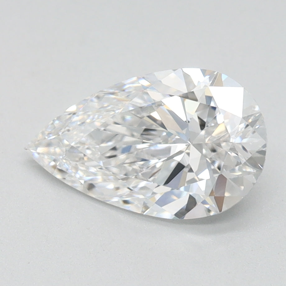 1.11ct Pear D IF Lab Created Diamond