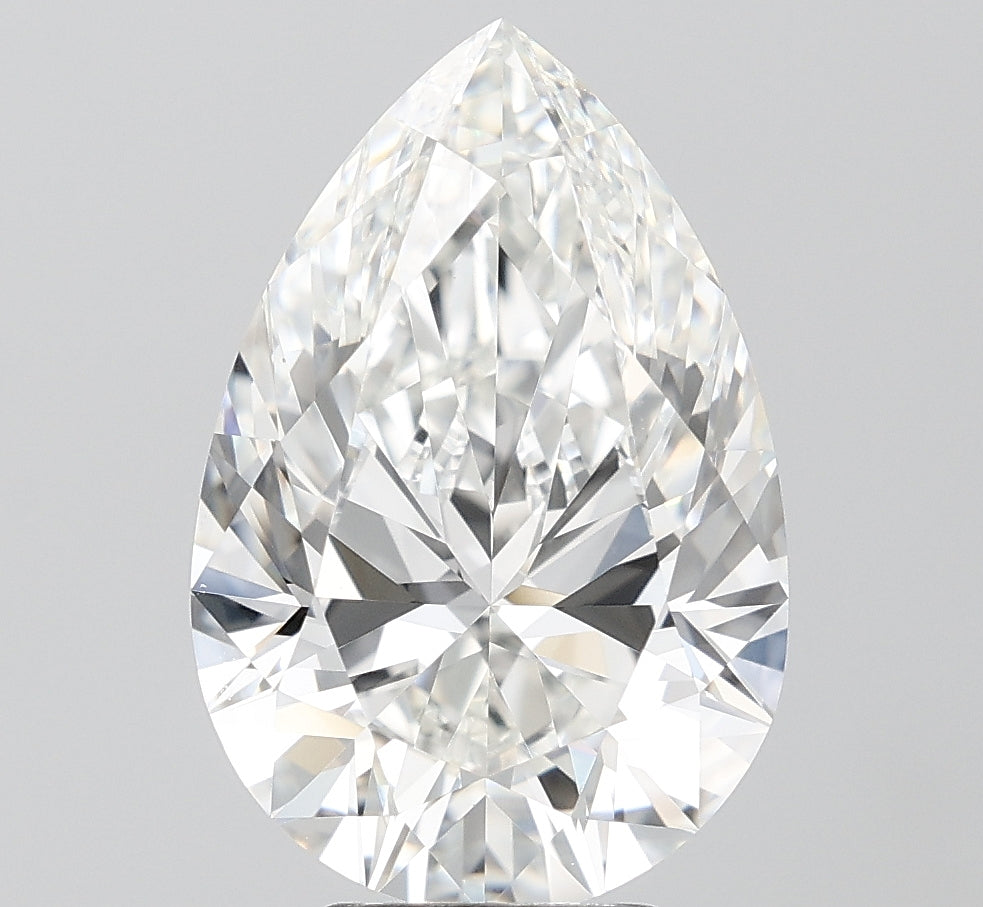 5.03ct Pear G VVS2 Lab Created Diamond