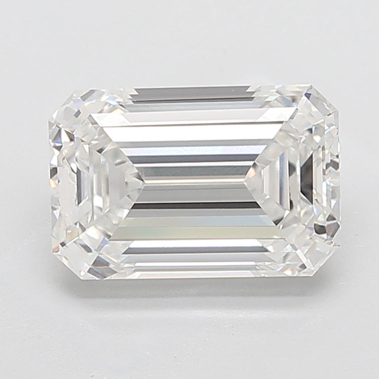 6.03ct Emerald F VVS1 Lab Created Diamond