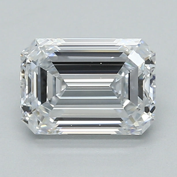 1.5ct Emerald F IF Lab Created Diamond