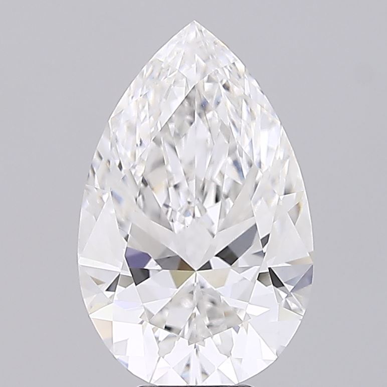 7.2ct Pear F VS1 Lab Created Diamond