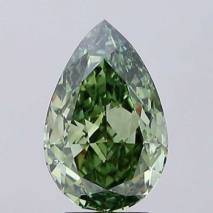 4.11ct Pear VVS2 Lab Created Diamond