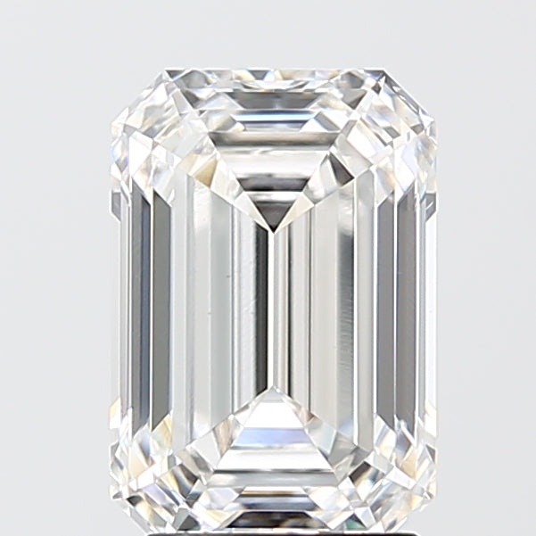 2.6ct Emerald E VS1 Lab Created Diamond