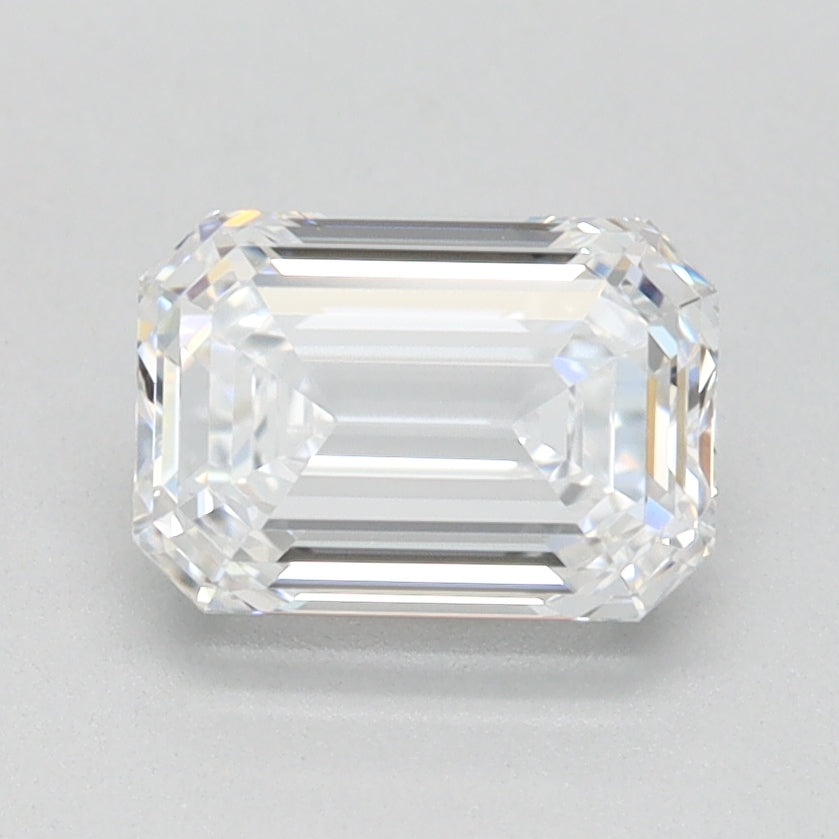1.05ct Emerald D IF Lab Created Diamond