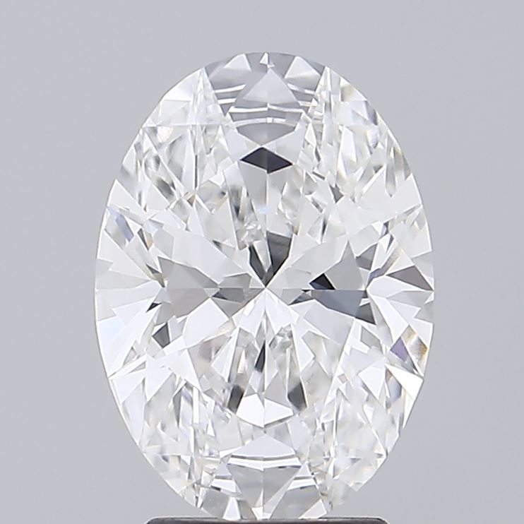 3.01ct Oval E VVS2 Lab Created Diamond