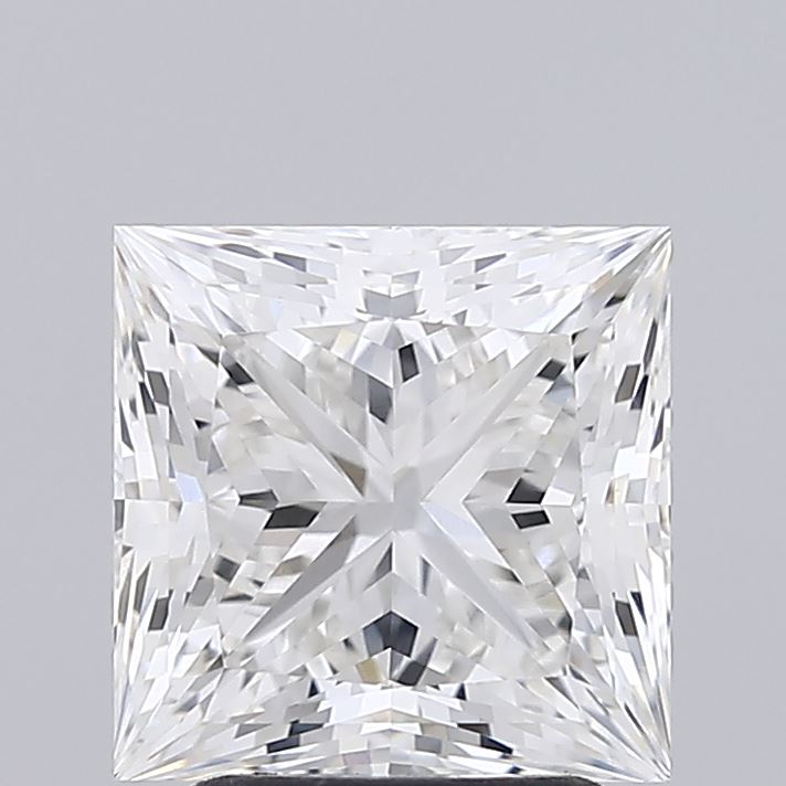 3.04ct Princess F VVS2 Lab Created Diamond