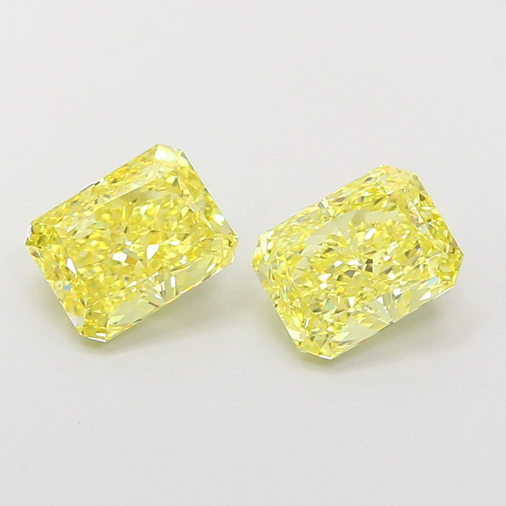 1.53ct Radiant VVS2 Lab Created Diamond