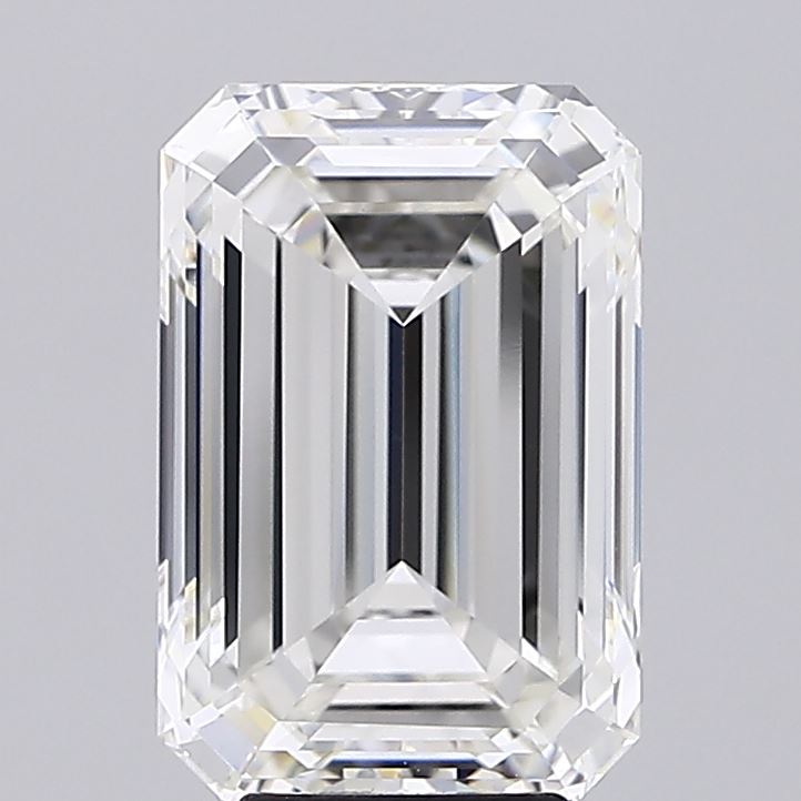 6.14ct Emerald G VVS2 Lab Created Diamond
