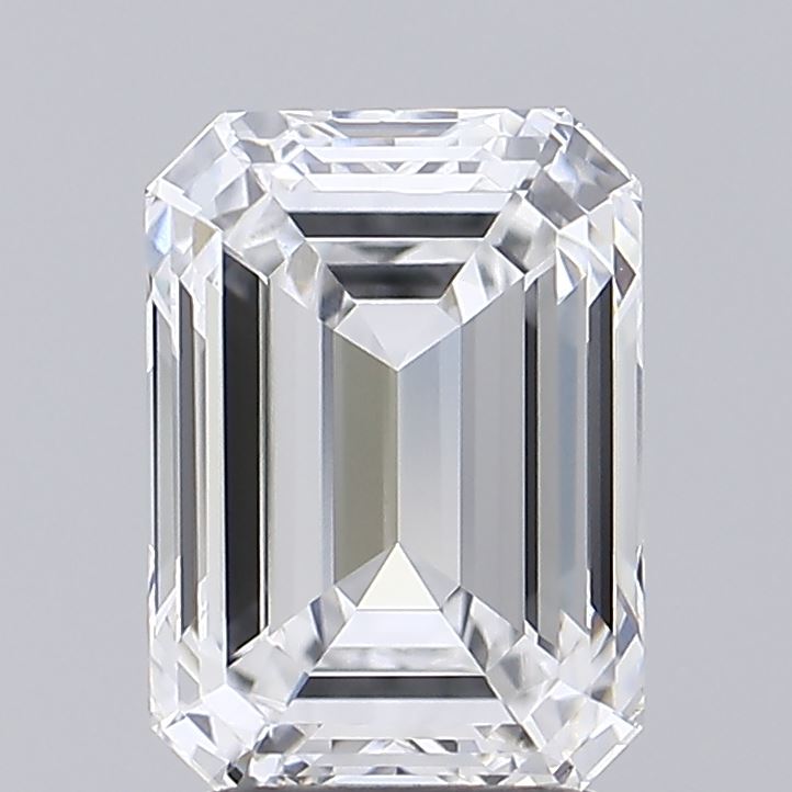 2.79ct Emerald D VVS2 Lab Created Diamond