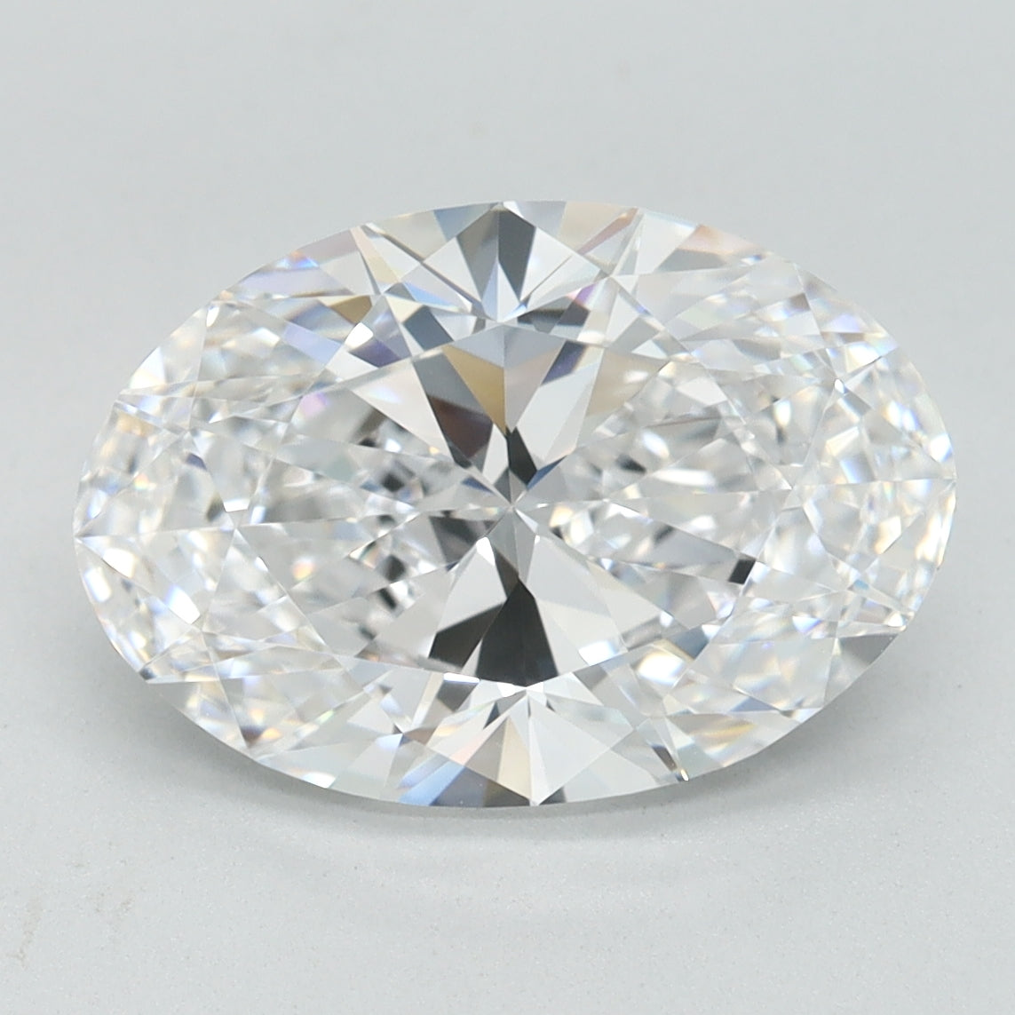 3ct Oval D IF Lab Created Diamond