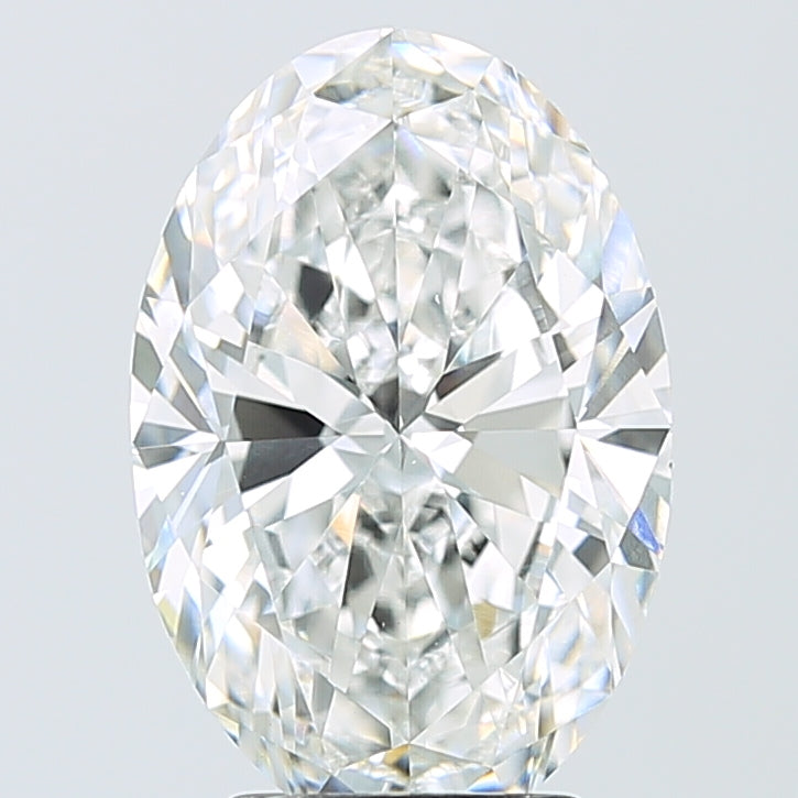 4.02ct Oval E VVS2 Lab Created Diamond