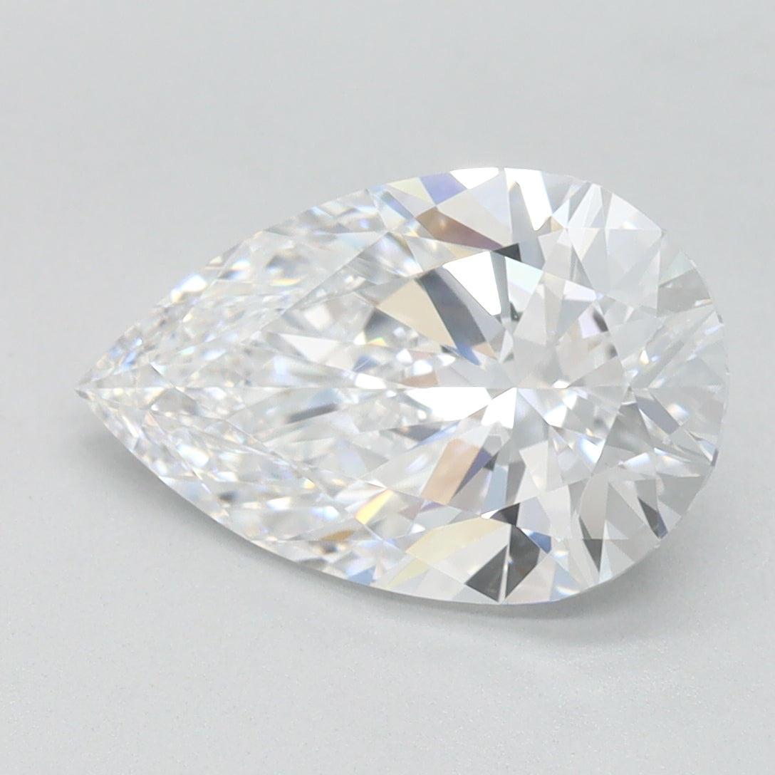 2.1ct Pear D VVS1 Lab Created Diamond