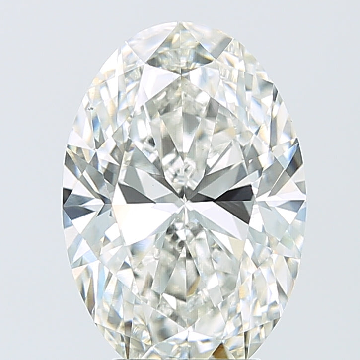 4.02ct Oval F VS1 Lab Created Diamond