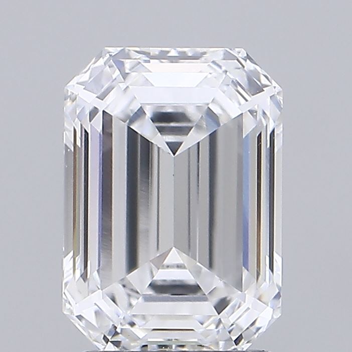 2.09ct Emerald D VVS2 Lab Created Diamond