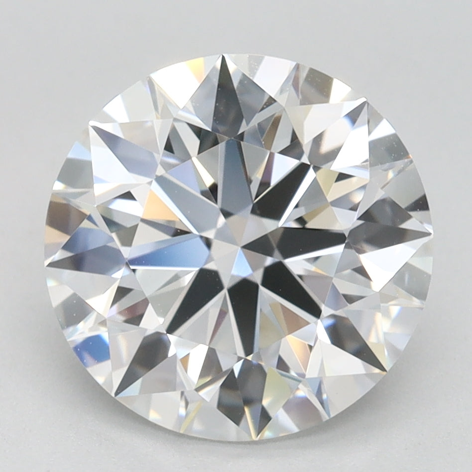 2.87ct Round D IF Lab Created Diamond