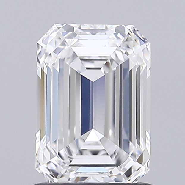 1.07ct Emerald D FL Lab Created Diamond