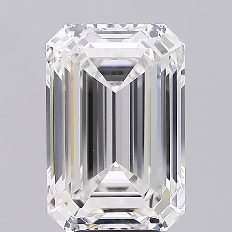 8.13ct Emerald F VVS2 Lab Created Diamond