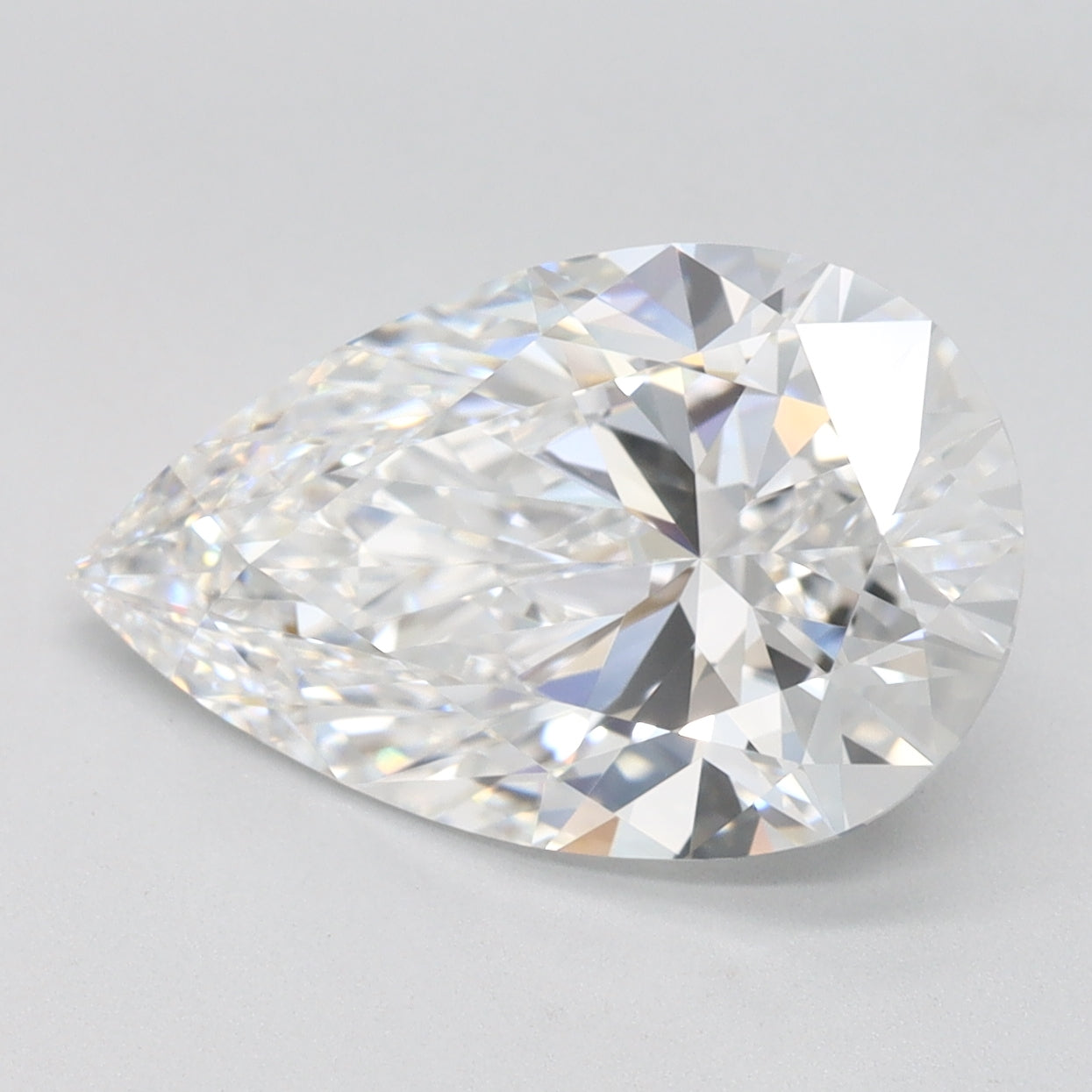 3.2ct Pear D VVS1 Lab Created Diamond