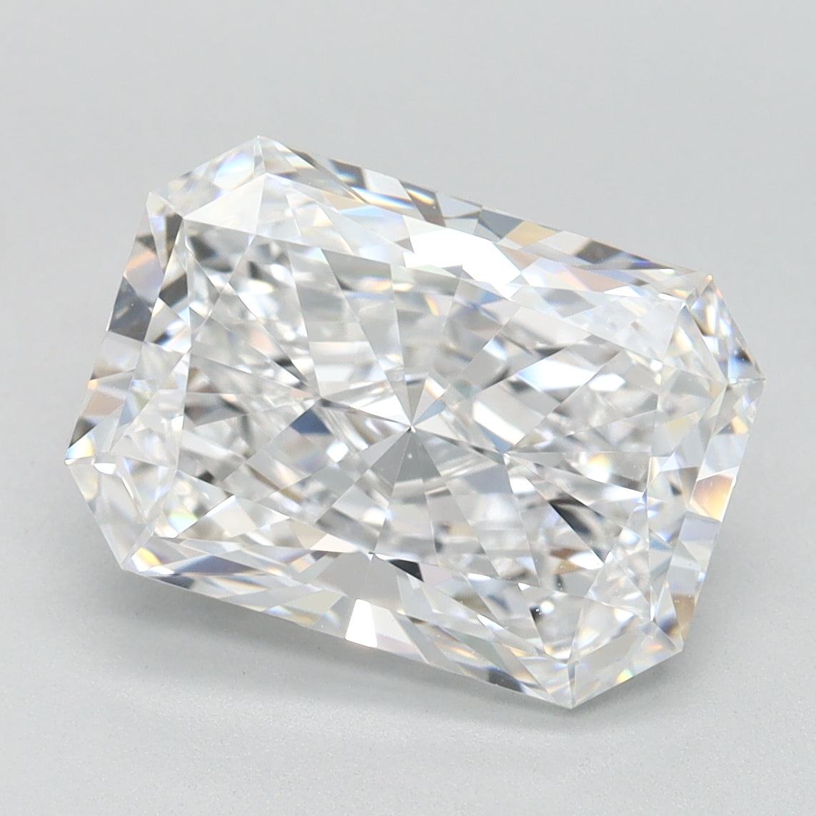 3.3ct Radiant D VVS1 Lab Created Diamond