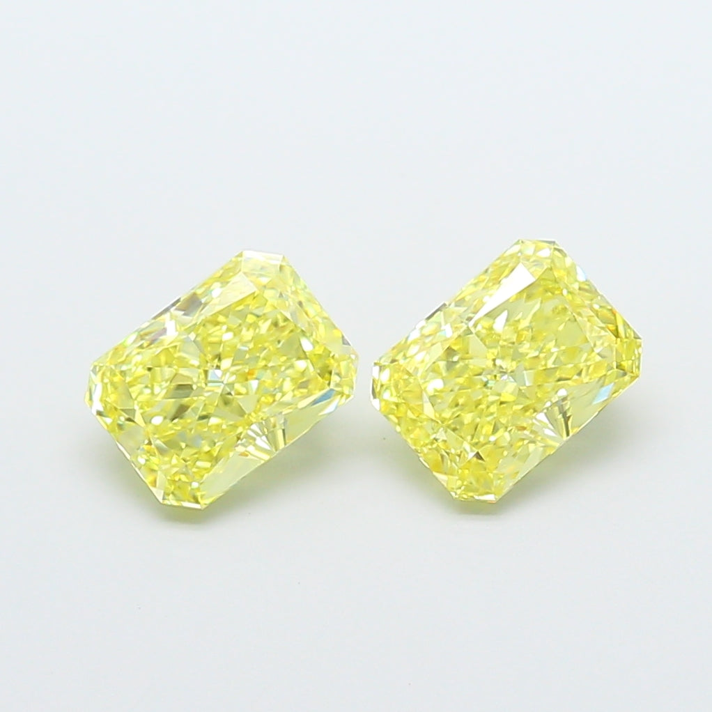1.82ct Radiant VVS2 Lab Created Diamond