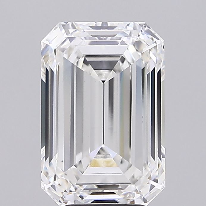 5.06ct Emerald F VVS2 Lab Created Diamond