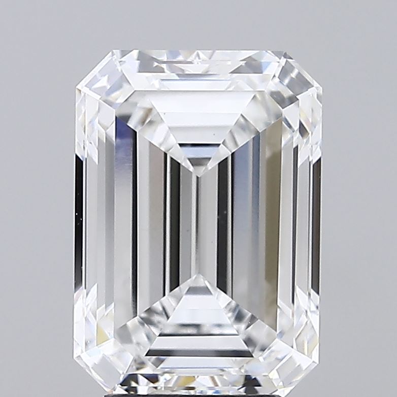 5.02ct Emerald D VVS2 Lab Created Diamond