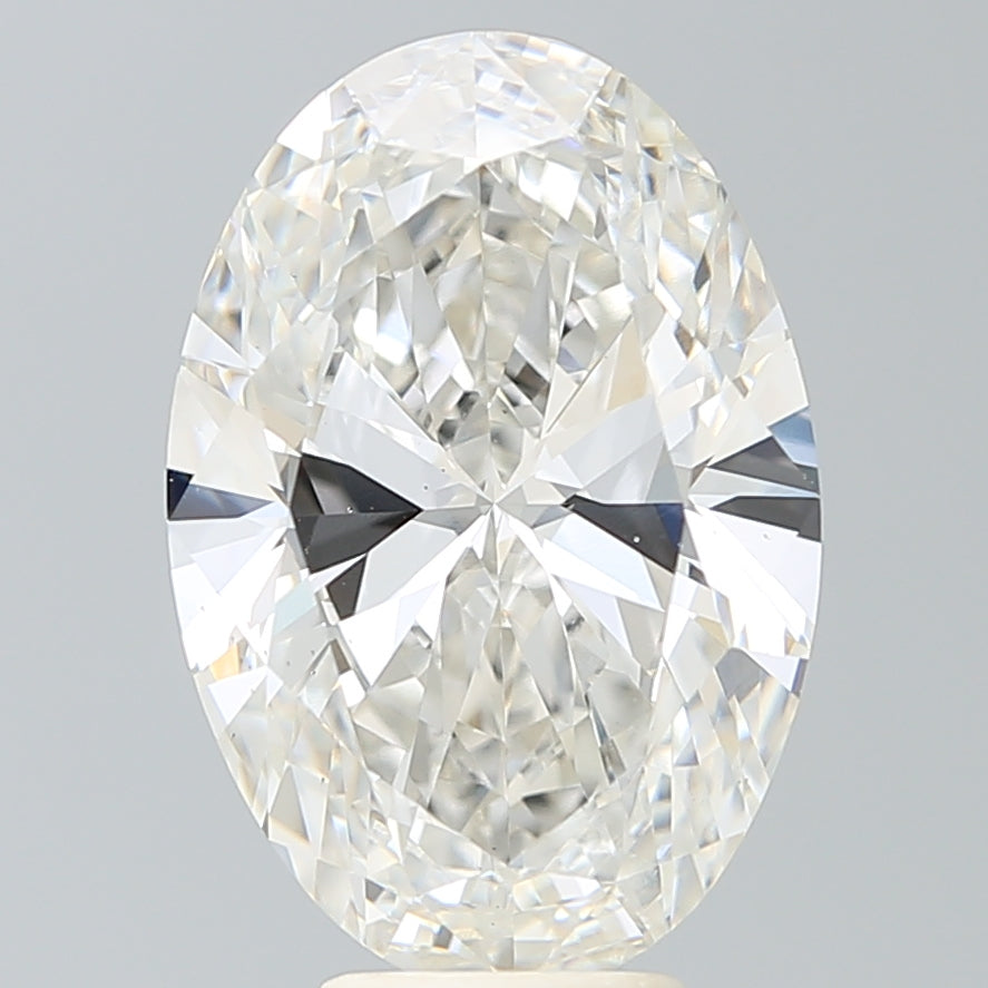 6.4ct Oval H VS2 Lab Created Diamond