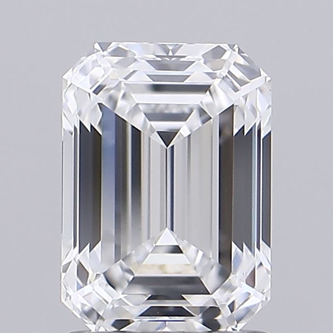 1.42ct Emerald D IF Lab Created Diamond